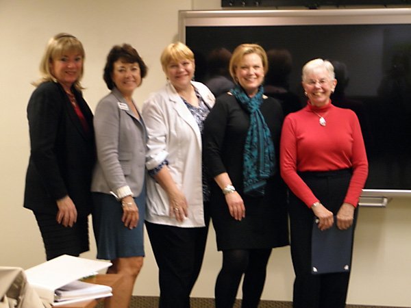 2015 Board: Deborah Bakalich, Melissa Barnickel, Erica D'Alesandro, Connie Matsumoto, Pat France