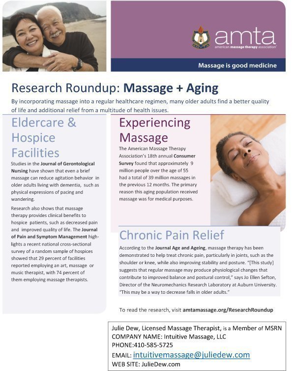 Massage + Aging