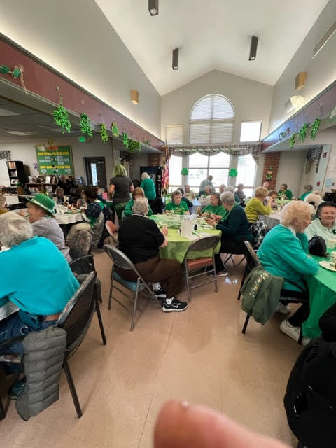 Overlea Fullerton Sr Center St Patrick's Day Lunch 3.16.23 C